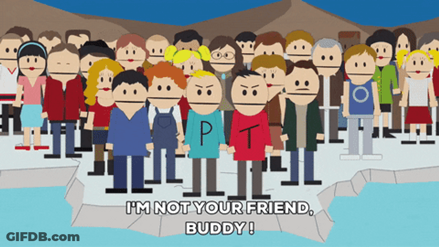 Terrance And Phillip Im Not Your Friend GIF