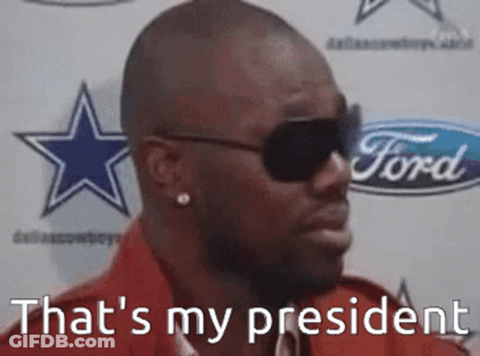 Terrell Owens That's My President GIF