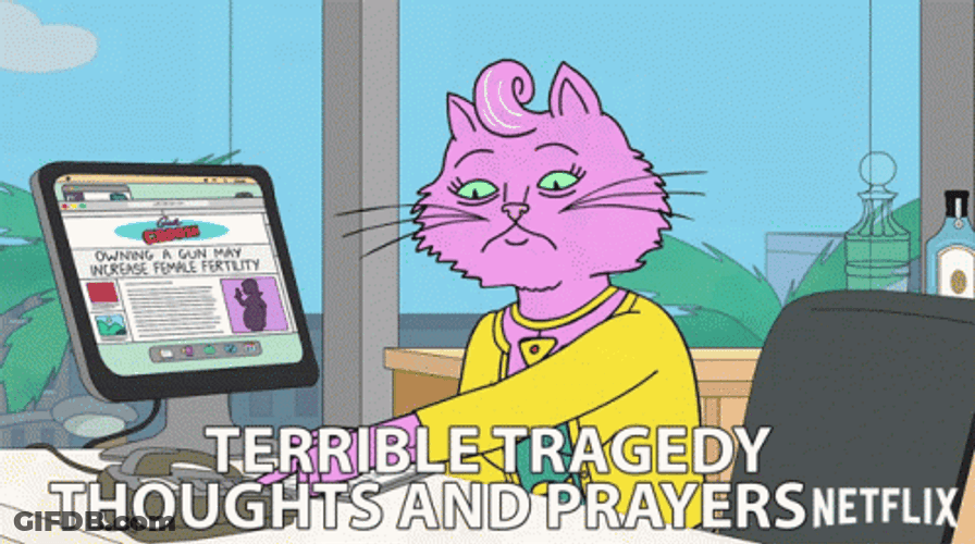 Terrible Tragedy Thoughts And Prayers GIF
