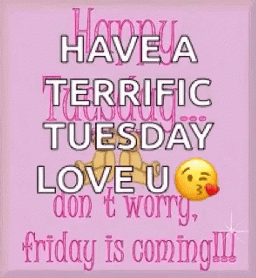 Terrific Tuesday Cute Emoji Wink GIF