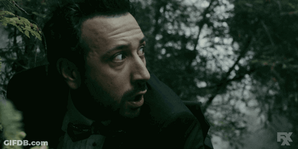 Terrified Hiding GIF
