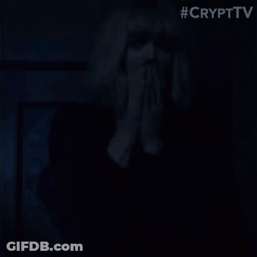 Terrified GIF