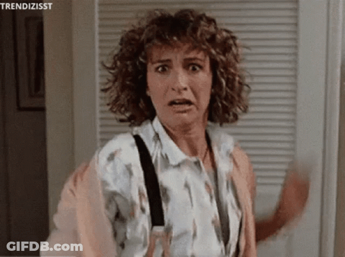 Terrified GIF
