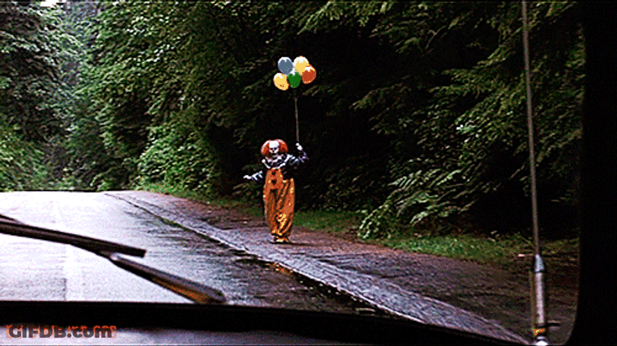 Terror Pennywise Clown GIF