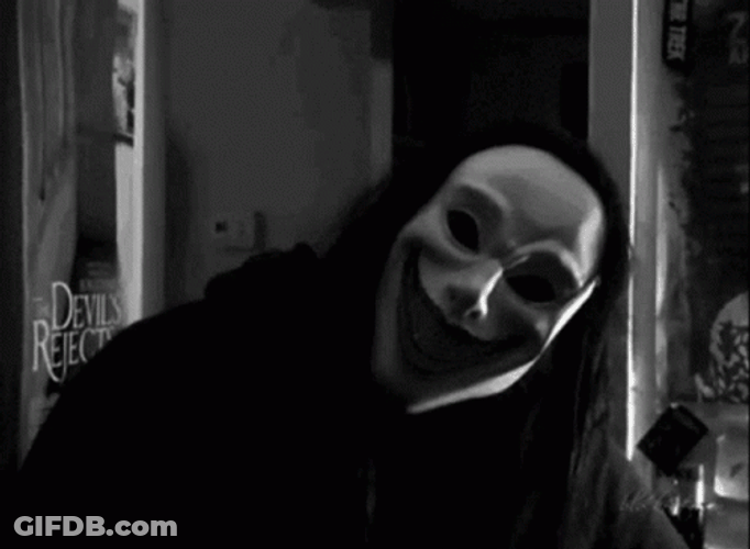 Terror Smiling Ghost GIF