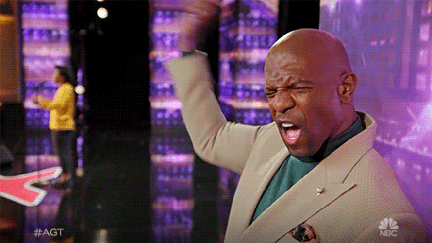 Terry Crews Cheering Fist Pump GIF