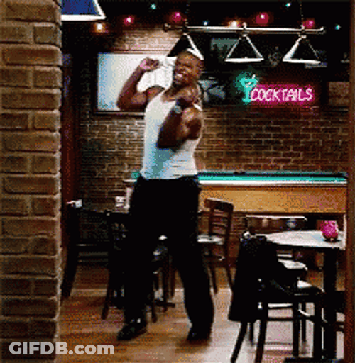 Terry Crews Happy Victory Dance GIF