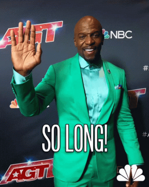 Terry Crews So Long Farewell GIF