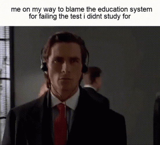 Test Day Christian Bale Meme GIF
