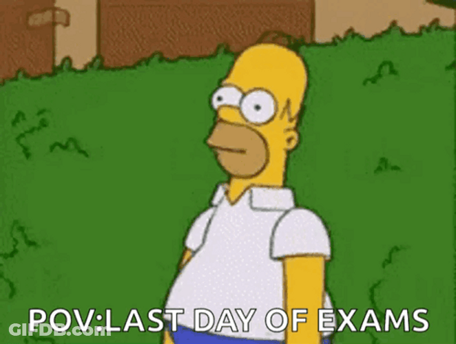 Test Day Homer Simpson Vanishing In Bushes GIF