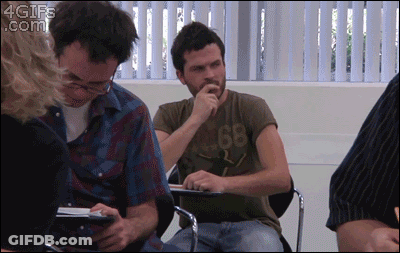 Test Written In White On Brown Background GIF