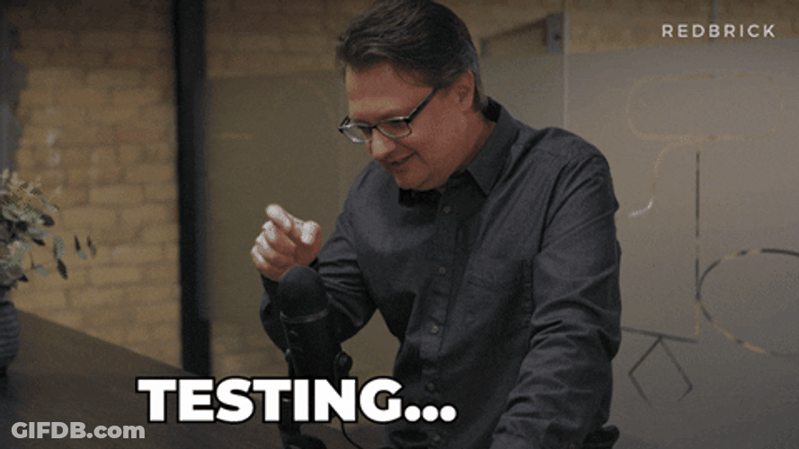 Testing 123  Is This Thing On Bob GIF