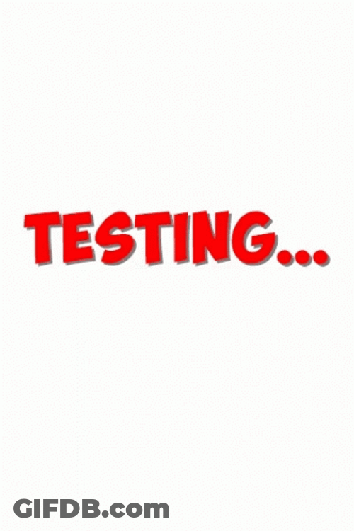 Testing Count 321 GIF