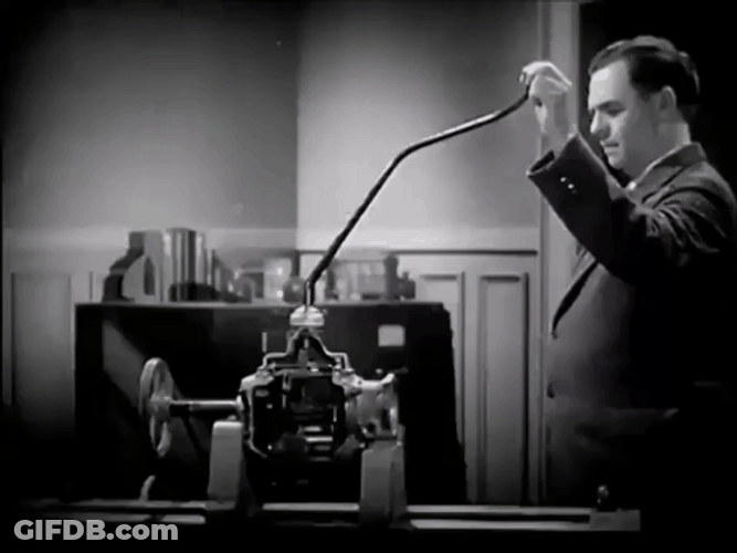 Testing Machine Black And White GIF