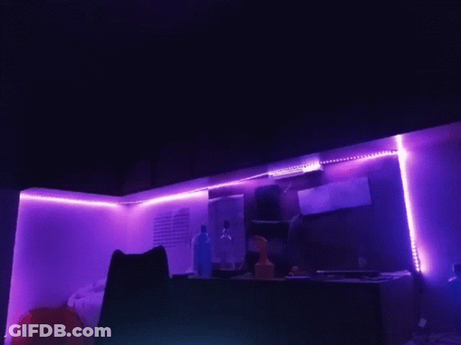 Testing The Newly Installed Led Light GIF