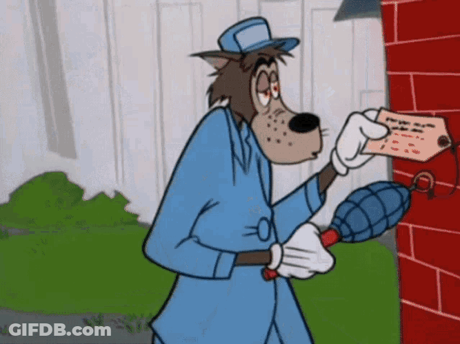 Tex Avery Wolf Tex Avery Wolf Boum GIF