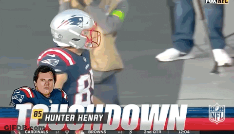 Texans And Patriots Logos GIF