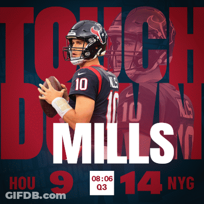 Texans Vs Giants Football Game Poster GIF