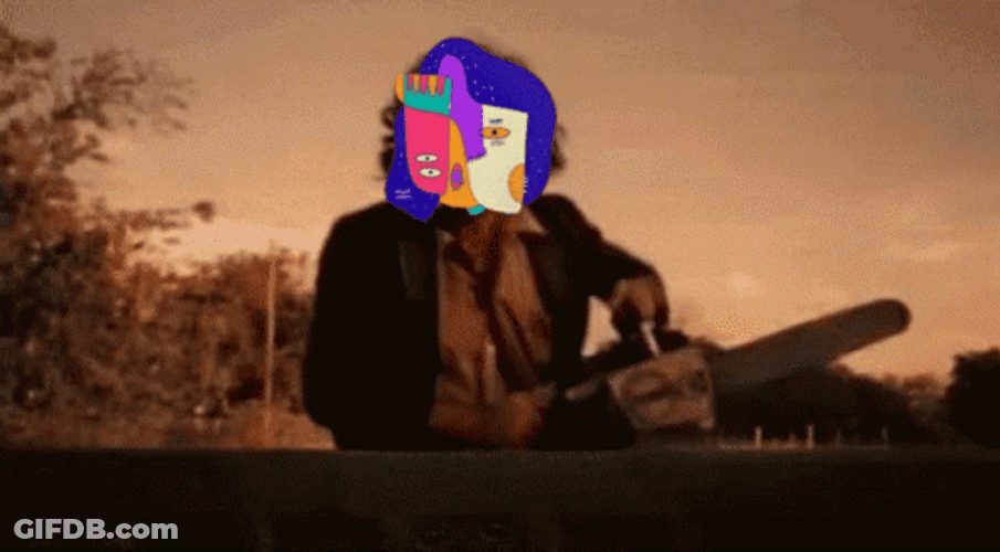 Texas Chainsaw Run Chase NFT GIF