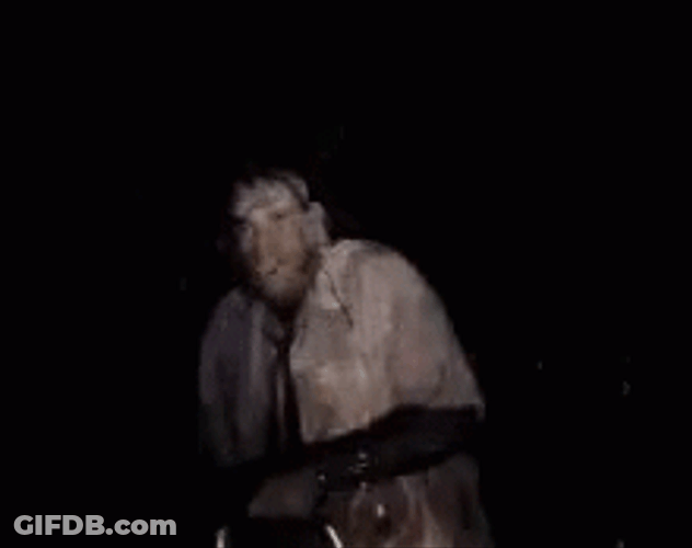 Texas Chainsaw Scare Prank GIF