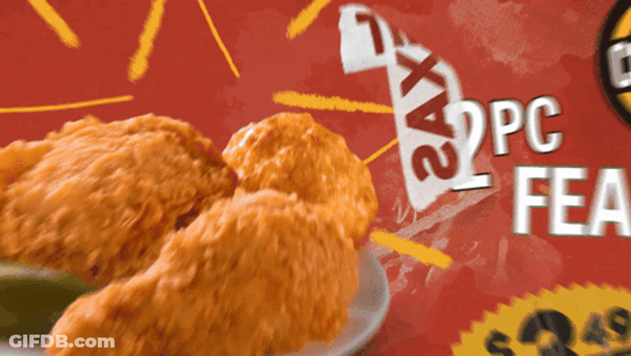 Texas Fried Chicken Feast GIF