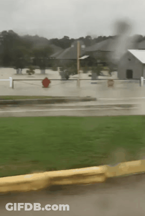 Texas Hurricane Aftermath GIF