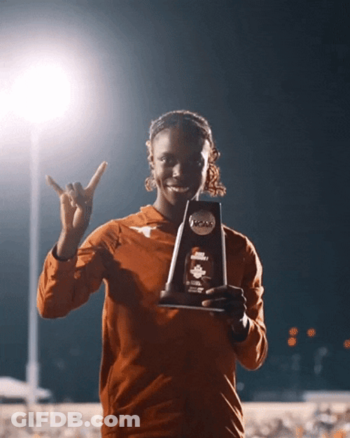 Texas Longhorns Track And Field Win GIF