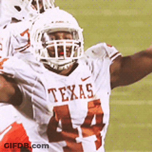 Texas Longhorns You Rock Hand Sign GIF