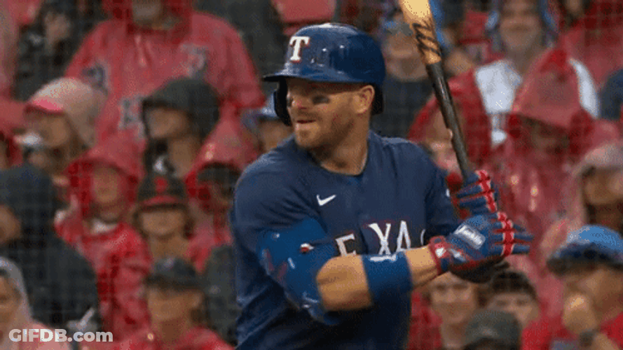 Texas Rangers Batter Robbie Grossman GIF