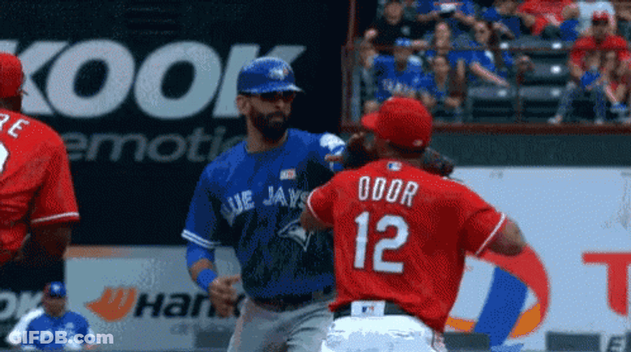 Texas Rangers Brawl GIF