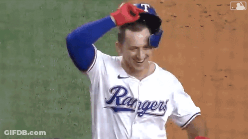 Texas Rangers Celebrating World Series Win GIF