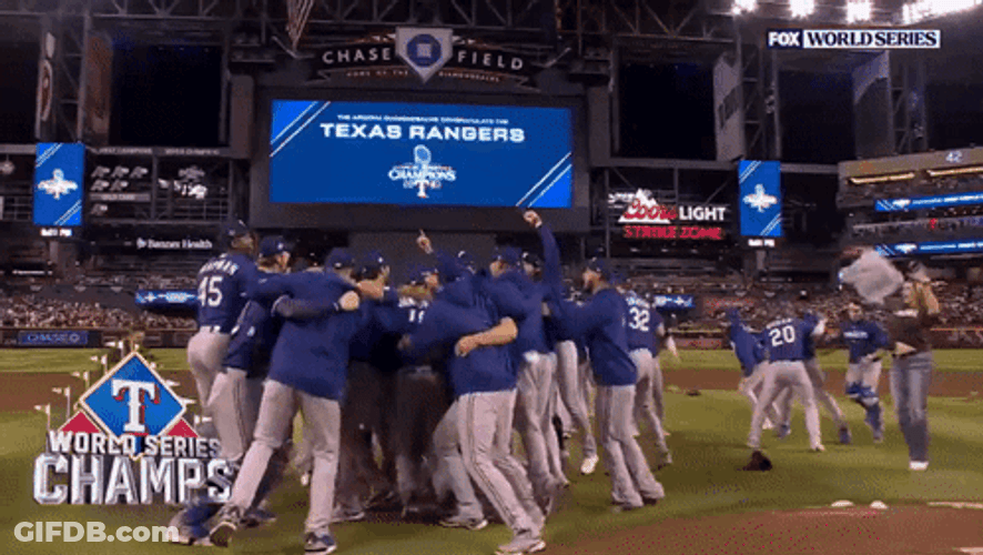 Texas Rangers Champion GIF