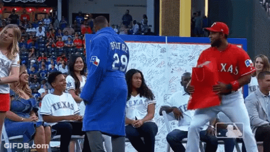 Texas Rangers Funny Moment GIF