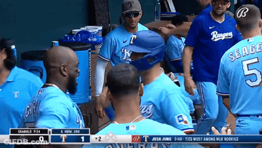 Texas Rangers Josh Jung GIF