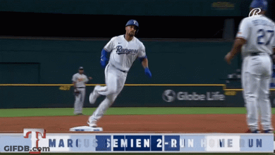 Texas Rangers Marcus Semien GIF