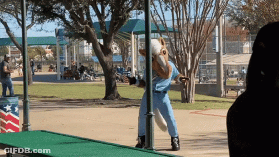 Texas Rangers Mascot Dancing GIF