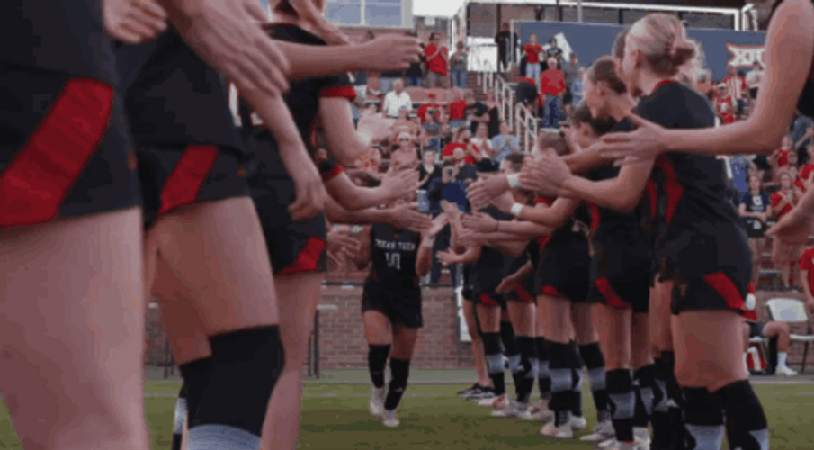 Texas Tech Lineout Clap Drill GIF