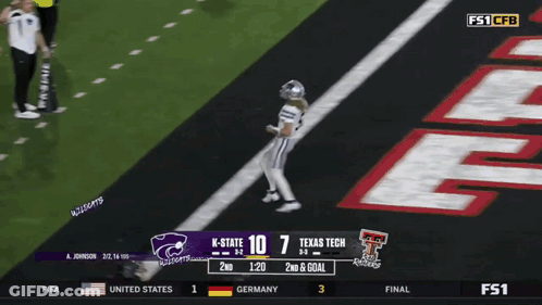 Texas Tech Vs K State Football Game GIF