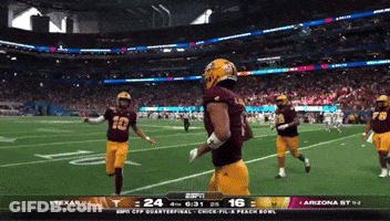 Texas Vs Arizona Football On ESPN GIF