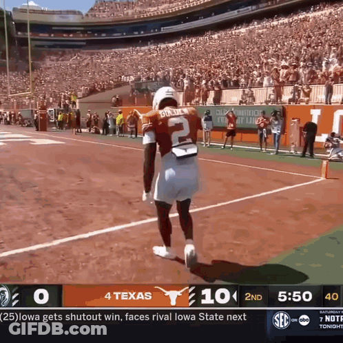 Texas Vs Iowa Football Game GIF