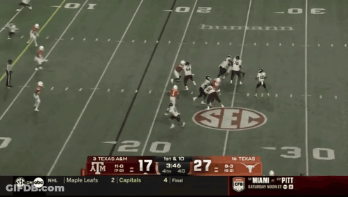 Texas Vs Miami Football Game GIF