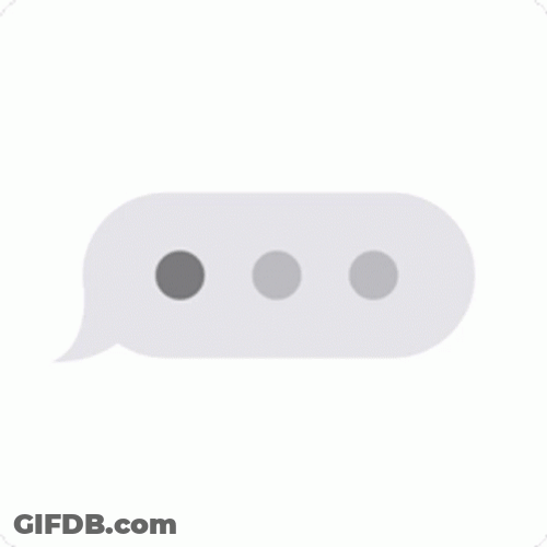 Texting Icon Triple Dot Sending Message GIF