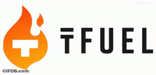 TFuel Logo Orange Flame White T GIF