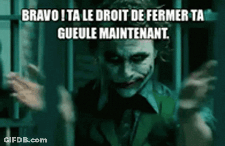 Tg Joker Clapping GIF