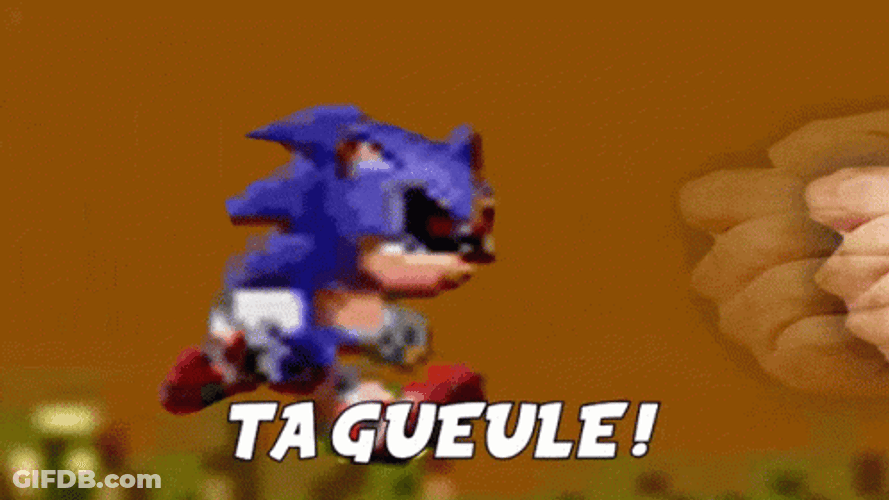 Tg Punch To Sonic GIF