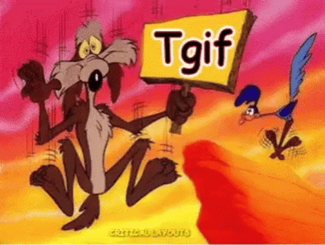 Tgi Wednesday And Next To Thursday Is Friday GIF