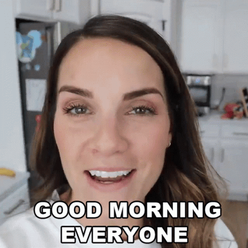 Tgi Wednesday Mindy Bingham Good Morning Everyone GIF