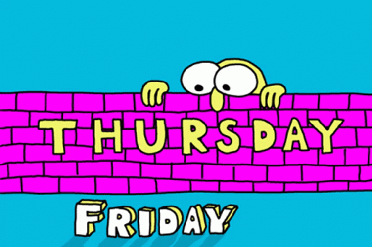 Tgi Wednesday Thursday Friday GIF