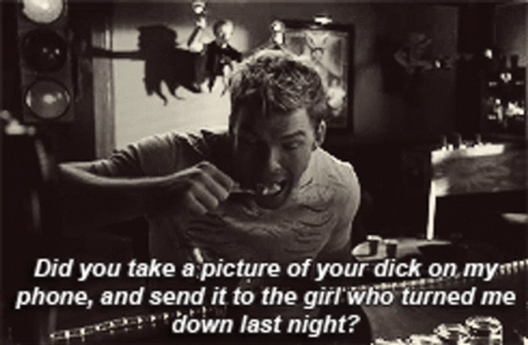Thad Castle Alan Ritchson Eating Food GIF