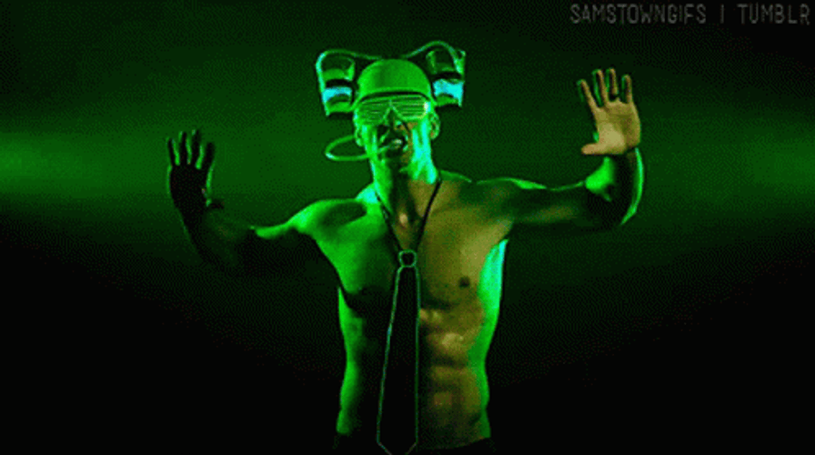Thad Castle Alan Ritchson Muddled GIF